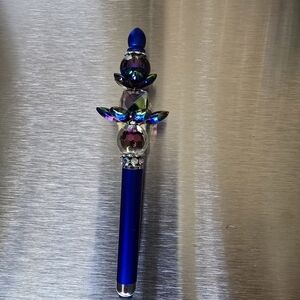 Iridescent Blue Glam Stylus and Pen